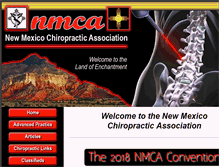 Tablet Screenshot of nmchiro.org